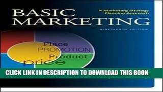 New Book BASIC MARKETING: A Marketing Strategy Planning Approach