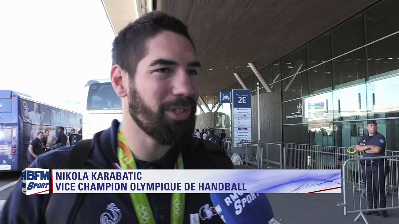 JO - Nikola Karabatic "très heureux" de l'accueil des Français