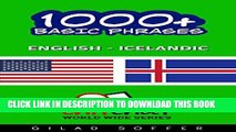 [PDF] 1000  Basic Phrases English - Icelandic (ChitChat WorldWide) Popular Online