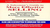 Collection Book Salesman s Guide to More Effective Selling: The Handbook of Selling Skills