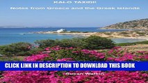 [PDF] Kalo Taxidi!  Notes from Greece and the Greek Islands Popular Online