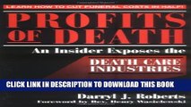 New Book Profits of Death: An Insider Exposes the Death Care Industries