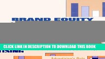 Collection Book Brand Equity   Advertising: Advertising s Role in Building Strong Brands