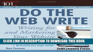 Collection Book Do the Web Write: Writing and Marketing Your Website