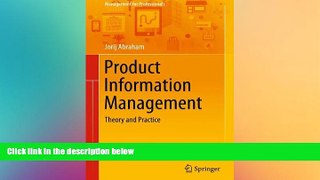READ book  Product Information Management: Theory and Practice (Management for Professionals)