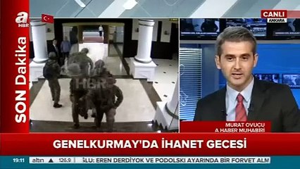 Genelkurmay'a baskın anı kamerada!