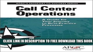 New Book Call Center Operations: A Guide for Your Journey to Best-Practice Processes