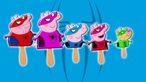Peppa Pig Ice cream Spiderman Finger Family   Nursery Rhymes and More Lyrics