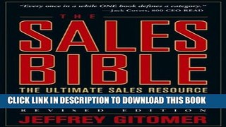 New Book The Sales Bible: The Ultimate Sales Resource
