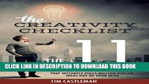 Collection Book The Creativity Checklist: The 11 Step System That Instantly Pulls Million Dollar