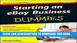 Collection Book Starting an eBay Business For Dummies
