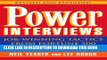 Collection Book Power Interviews: Job-Winning Tactics from Fortune 500 Recruiters