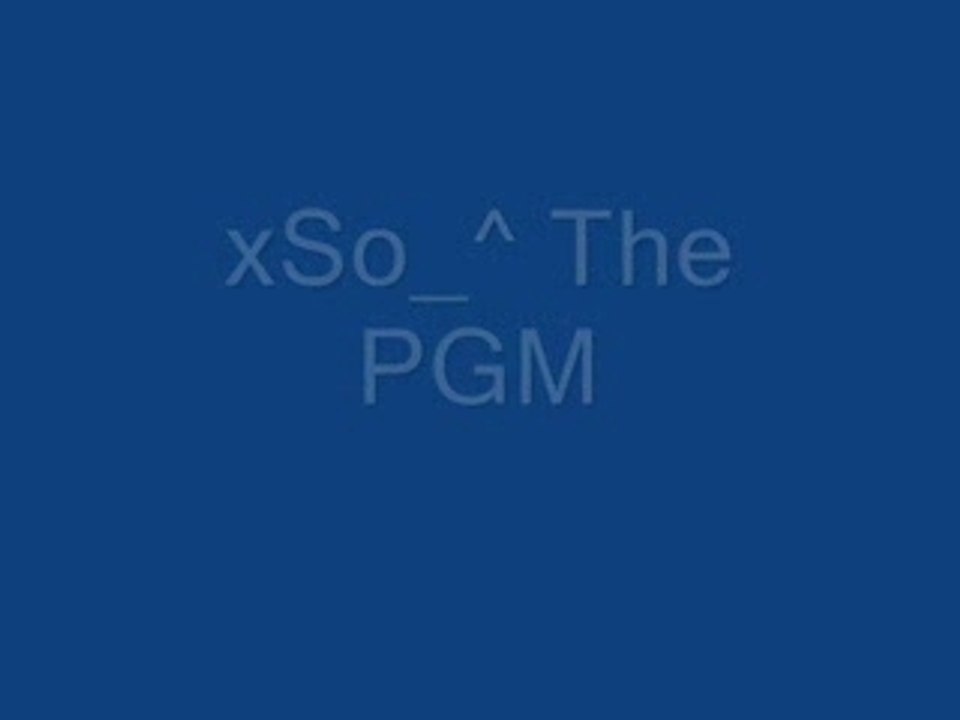 xSo_^ PGM