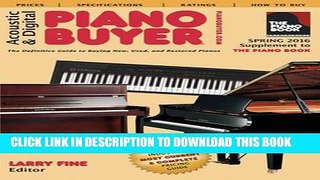 Collection Book Acoustic   Digital Piano Buyer: Spring 2016 Supplement to The Piano Book