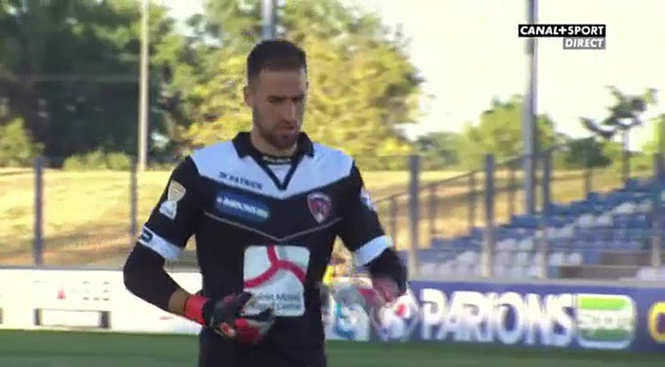 Mamadou THIAM But Avec Un Talon - Clermont Foot 1-0 US Créteil Lusitanos - (23/8/2016)