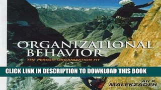 Collection Book Organizational Behavior: The Person-Organization Fit