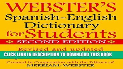 [PDF] Webster s Spanish-English Dictionary for Students, Second Edition Popular Online