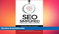 EBOOK ONLINE  SEO Simplified for Short Attention Spans: Learn the Essentials of  Search Engine