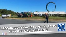 Nantes: les producteurs de lait en colère