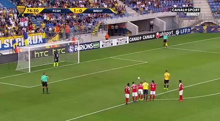 But De Thomas ROBINET - FC SOCHAUX-MONTBÉLIARD 2-0 Stade Brestois 29 - (23/8/2016)
