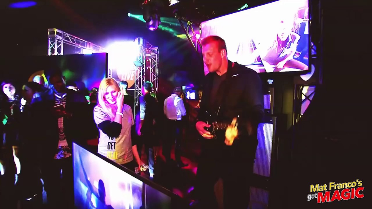 Mat Franco does magic for Gronk