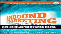 New Book Inbound Marketing: Get Found Using Google, Social Media, and Blogs