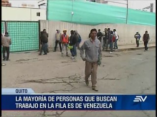 Venezolanos emigran y buscan trabajo en Ecuador