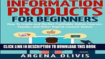 Collection Book Information Products For Beginners: How To Create and Market Online Courses,