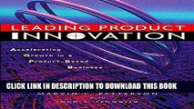 New Book Leading Product Innovation: Accelerating Growth in a Product-Based Business