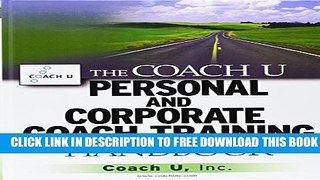 New Book The Coach U Personal and Corporate Coach Training Handbook