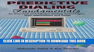 Collection Book Predictive Dialing Fundamentals: An Overview of Predictive Dialing Technologies,