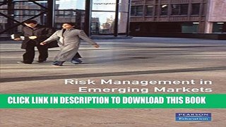 New Book Risk Management in Emerging Markets: How to Survive and Prosper