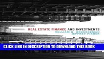 New Book Real Estate Finance   Investments   Excel templates CD-ROM