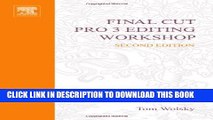 Collection Book Final Cut Pro 3 Editing Workshop