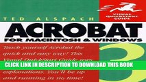 New Book Acrobat 3 for Macintosh and Windows: Visual QuickStart Guide