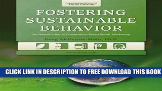 Collection Book Fostering Sustainable Behavior: An Introduction to Community-Based Social