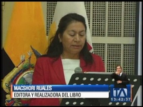 Ministerio de Justicia presentó el libro 'Espacios Vacíos'