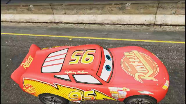 McQueen Spiderman - Police car chase Cars Cartoon Videos for kids - Children video Disney Cars