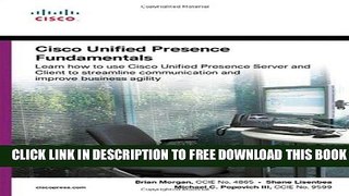 New Book Cisco Unified Presence Fundamentals (Fundamentals (Cisco Press))