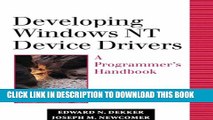 Collection Book Developing Windows NT Device Drivers: A Programmer s Handbook