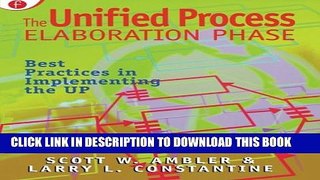 New Book The Unified Process Elaboration Phase: Best Practices in Implementing the UP