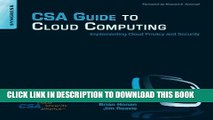 New Book CSA Guide to Cloud Computing: Implementing Cloud Privacy and Security