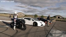 Bugatti Veyron vs Lambo Aventador vs BMW S1000RR Ultra HD