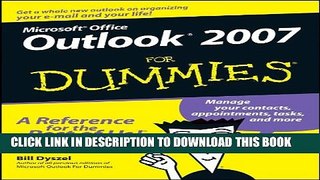 Collection Book Outlook 2007 For Dummies