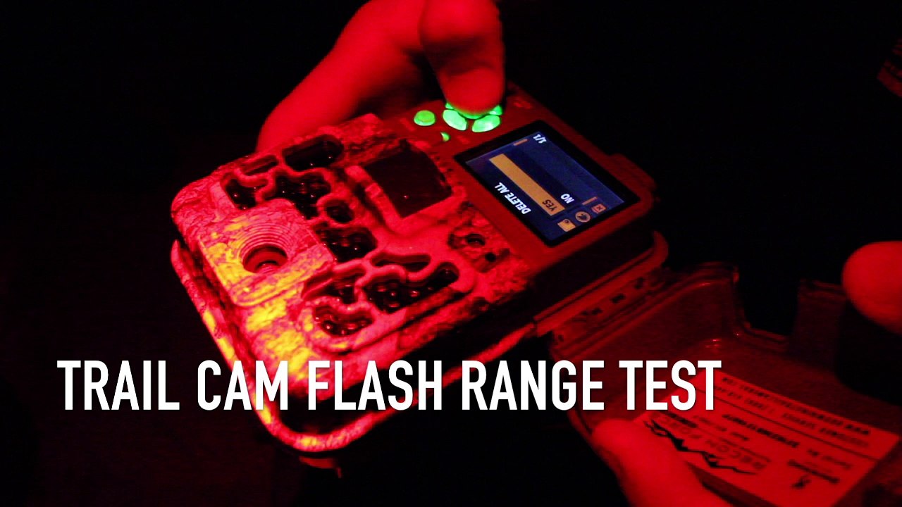 Trail Camera Flash Range Test