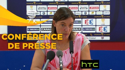 Conférence de presse Clermont Foot - US Créteil-Lusitanos (2-1) : Corinne DIACRE (CF63) -  (USCL) - 2016/2017