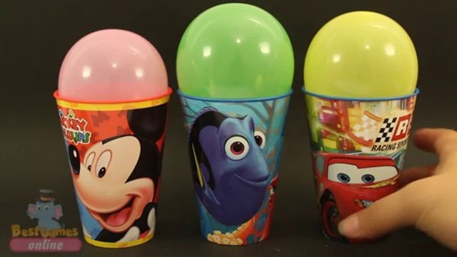 Balloons Surprise Cups Finding Dory Mickey Mouse Disney Cars Toys Hello Kitty Minions SpongeBob
