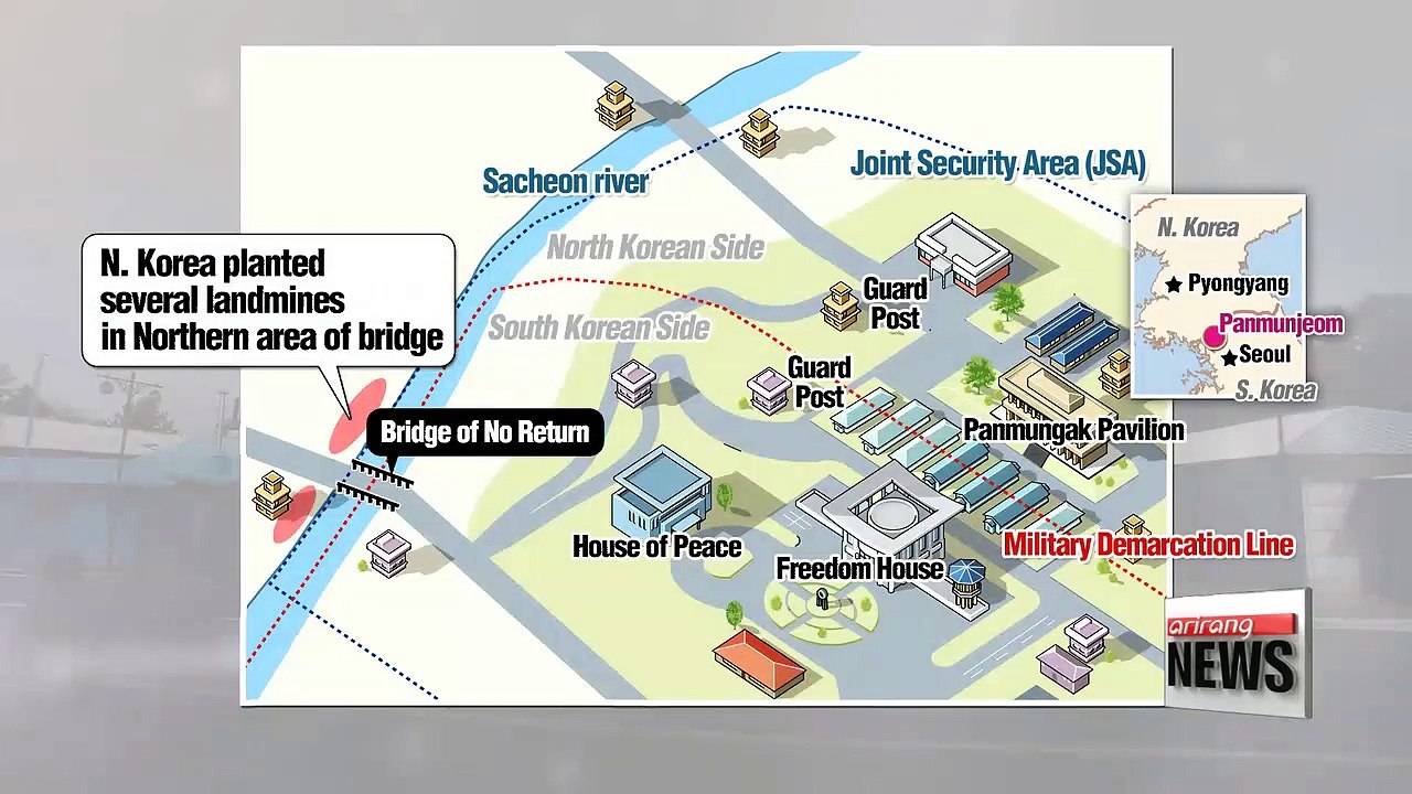 N. Korea believed to have planted more landmines in Panmunjeom