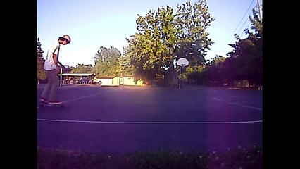 Finally landing a Kick Flip