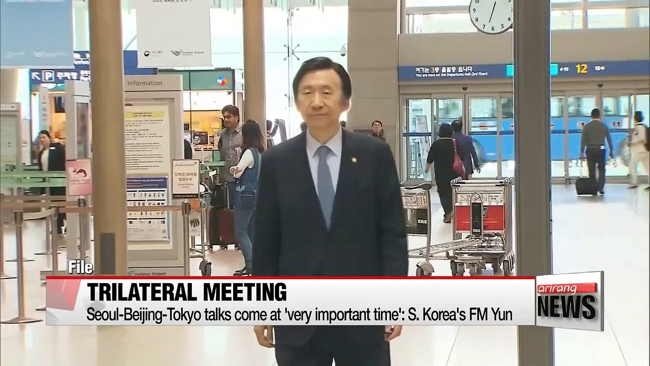 (06 S. Korea-China-Japan meeting comes at "very important time": Seoul's Foreign Minister